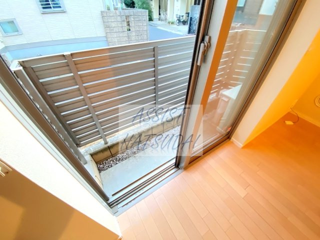 ソレイユ若林のバルコニー