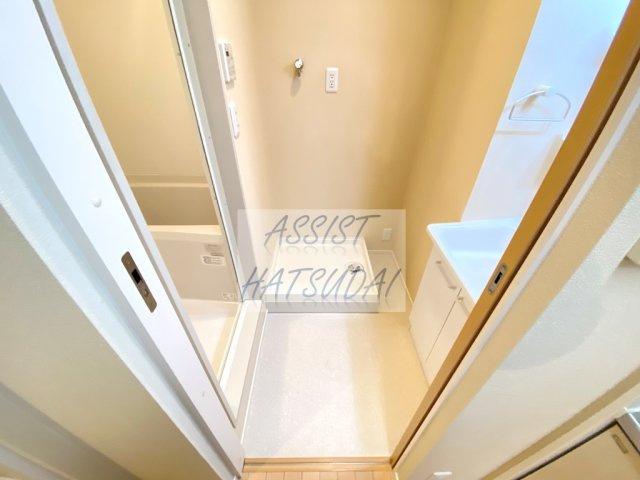 ソレイユ若林の洗面所