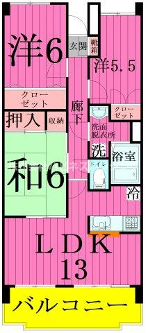アーバンパーク柏の間取り