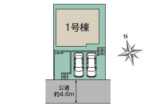 厚木市まつかげ台2期　新築戸建　の区画図