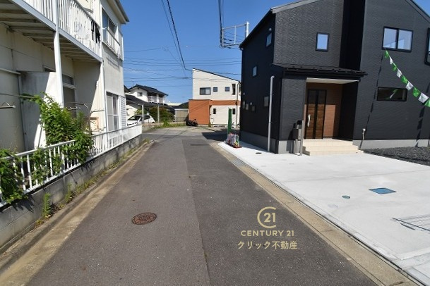 リーブルガーデン  日立市東多賀町　3期　1の前面道路含む現地写真|現地撮影（2026年7月）