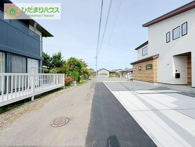 日立市諏訪町1期　新築戸建　2号棟の前面道路含む現地写真|今から見たいも大歓迎！お気軽にお問い合わせください☆彡