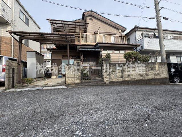 【建築条件なし】入間市上小谷田の前面道路含む現地写真