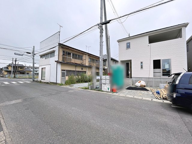新築戸建・新築建売　南相馬市原町区高見町第2　原町第一小・原町第二中の前面道路含む現地写真|前面道路