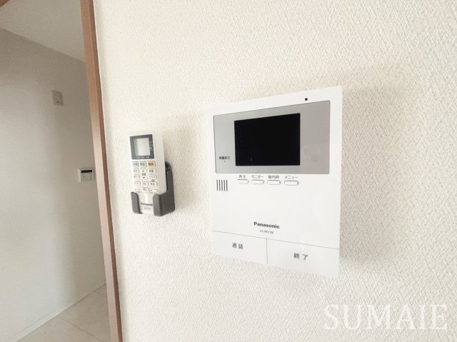 リバーサイドコートのセキュリティ|モニター付きインターホンです！