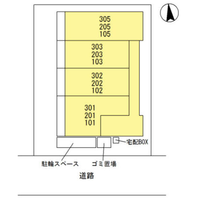 ハーヴェストWESTのその他|配置図です！