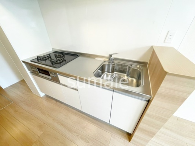 ハーヴェストWESTのキッチン|ガスコンロキッチンです