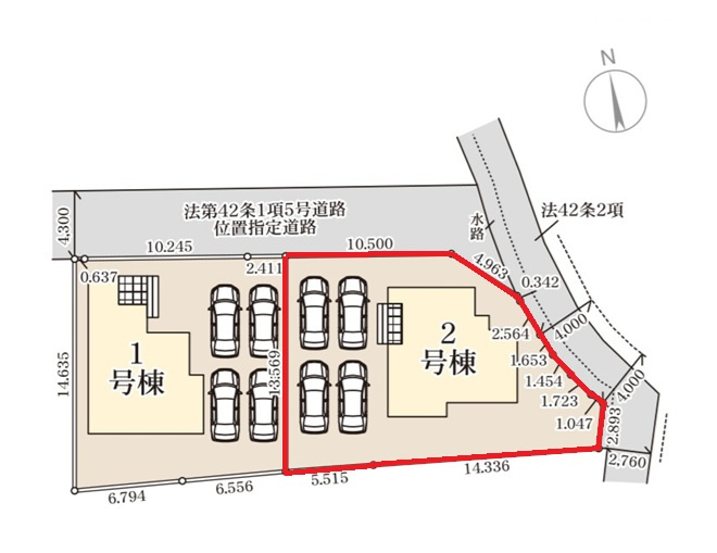 リーブルガーデン  日立市東多賀町　3期　2の前面道路含む現地写真|内覧、気になる他の物件と合わせての現地ご案内も可能です。HPから、またお電話でも、お気軽にお問い合わせください。
