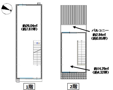 【間取り】 | Re.Terrace+中崎02