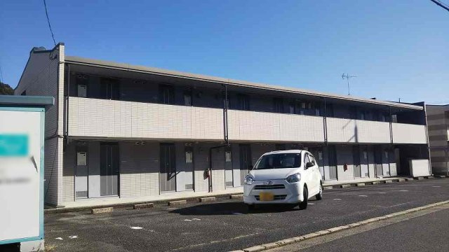 レオパレスレインボーⅡの外観|外はこのようになっています