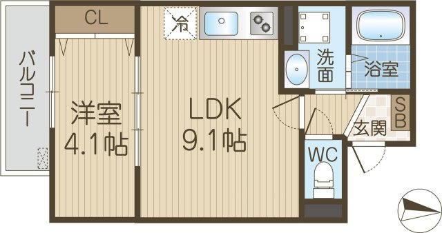 アート茨木の間取り