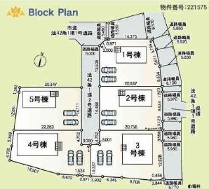 つくば市若森　第1の区画図|区画図です♪