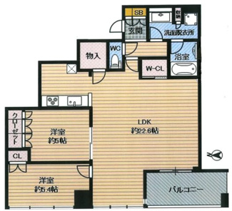 【間取り】 | シティタワー大阪天満ザ・リバー＆パークス | 【間取り】40階以上の超高層階☆眺望・採光ともに◎