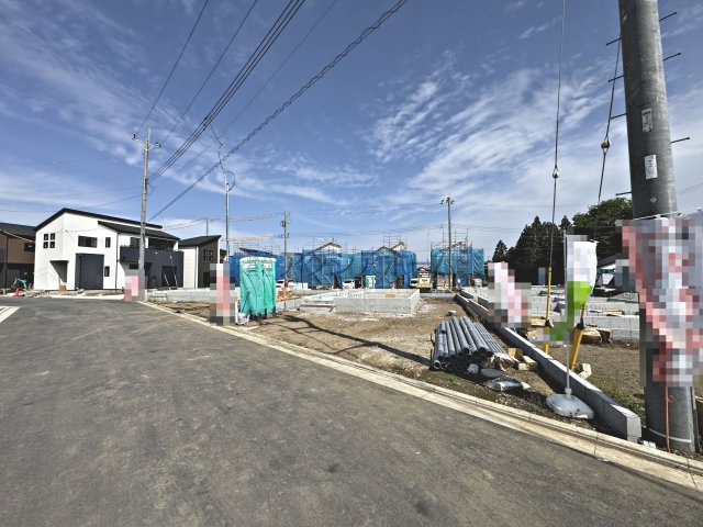 飯能市青木・全8棟　新築一戸建　8号棟　～LDK16.2帖～の前面道路含む現地写真|現地写真(2026年4月13日撮影)
