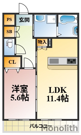 ひまわりの間取り