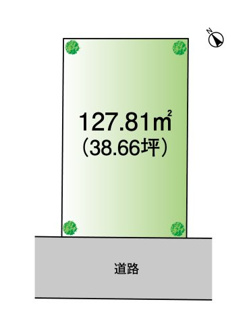 【区画図】 | 千葉市若葉区高根町　売地　【千城台駅】 | 周辺は落ち着いた住宅街で、自然を身近に感じながらゆったりとした暮らしが叶います。