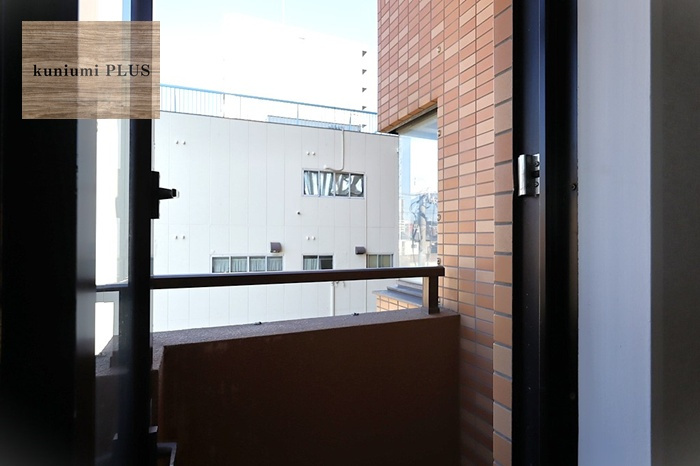 ライオンズマンション鶴橋のバルコニー