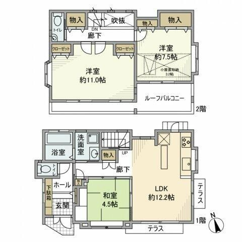 【間取り】 | 下瀬谷戸建(シモセヤコダテ)