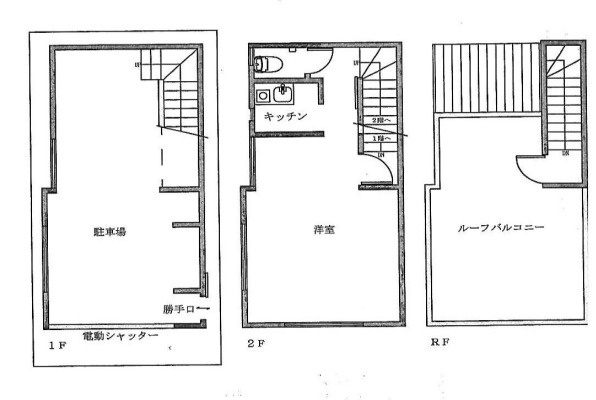 堺市堺区出島町　貸店舗の間取り