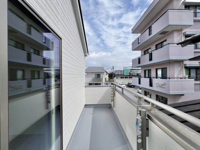 葵西6期1棟 1号棟のバルコニー|洗濯物が沢山干せ良く乾きそうです！