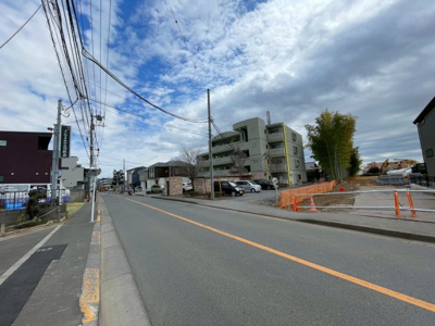 【前面道路含む現地写真】 | 立川市栄町2丁目　売地　【全8区画】