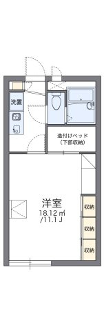 【間取り】 | レオパレスサニープレイＢ