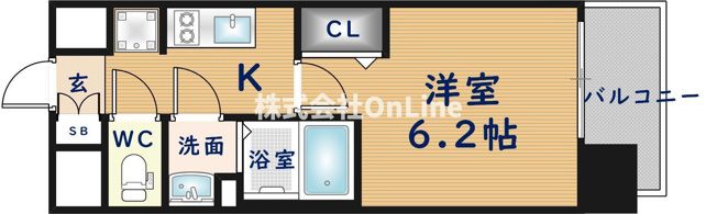 【間取り】 | ララプレイス玉造パルク