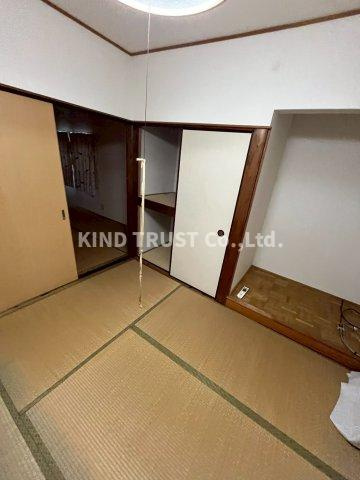 連棟　中崎1-6-26の和室|ゆったりとくつろげる和室です