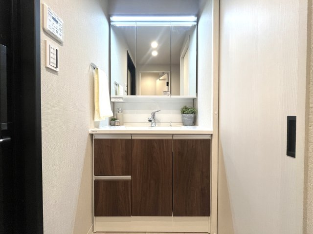 藤が丘ハウスの独立洗面台