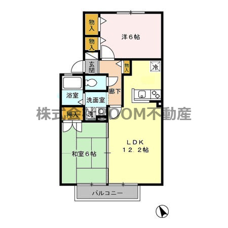 エスポワールタカオの間取り