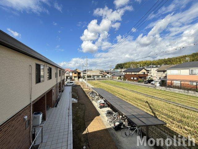 岸和田市三田町のテラスの展望