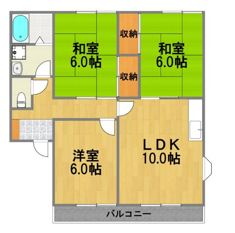 【間取り】 | グリーンパークみよし