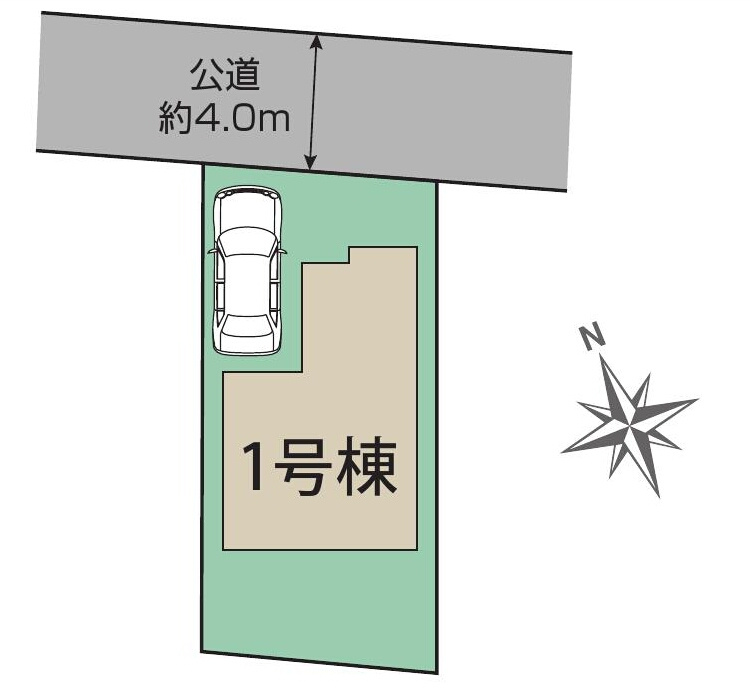 京王線 仙川駅 7分 新築戸建 三鷹市新川2丁目の区画図
