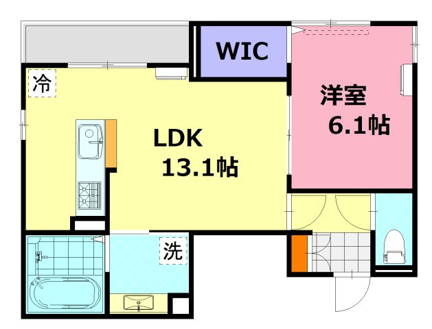 【間取り】 | ベル　ヴュー　舟入
