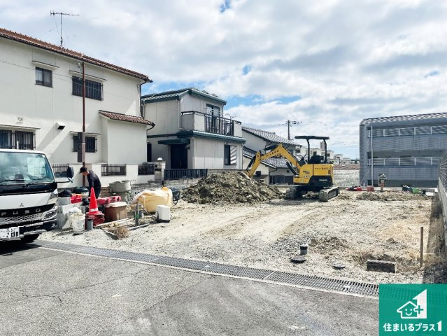神戸市須磨区白川台　第4期　新築一戸建ての外観|周辺は落ち着いた街並みの住宅地！子育てがしやすい住環境です！まだ未完成ですが、現地でしかわからない事もございます。是非一度ご覧ください。