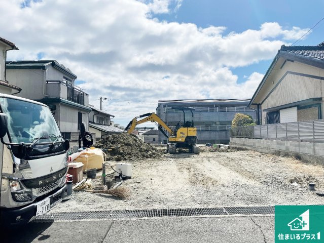 神戸市須磨区白川台　第4期　新築一戸建ての外観|周辺は落ち着いた街並みの住宅地！子育てがしやすい住環境です！まだ未完成ですが、現地でしかわからない事もございます。是非一度ご覧ください。