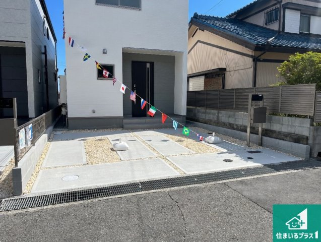 神戸市須磨区白川台　第4期　新築一戸建ての駐車場|駐車スペース！散水栓があるので、こまめに愛車を洗えます！
