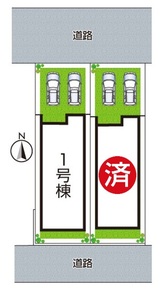 神戸市須磨区白川台　第4期　新築一戸建ての区画図|全2区画