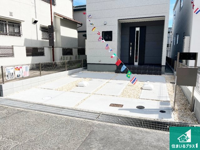 神戸市須磨区白川台　第4期　新築一戸建ての駐車場|駐車スペース！散水栓があるので、こまめに愛車を洗えます！