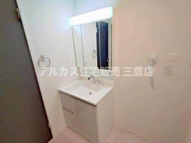 京王線 つつじヶ丘駅 18分 新築戸建 三鷹市中原4丁目の独立洗面台