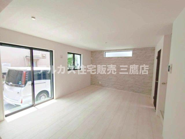 京王線 つつじヶ丘駅 18分 新築戸建 三鷹市中原4丁目の居間・リビング
