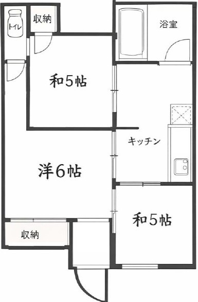 富士見町三丁目貸家の画像