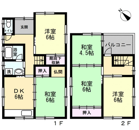 【間取り】 | 和泉市寺田町2丁目戸建