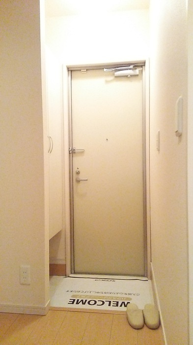 ロイヤルクレッセント西登戸参番館の玄関