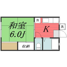 【間取り】 | コーポ峰