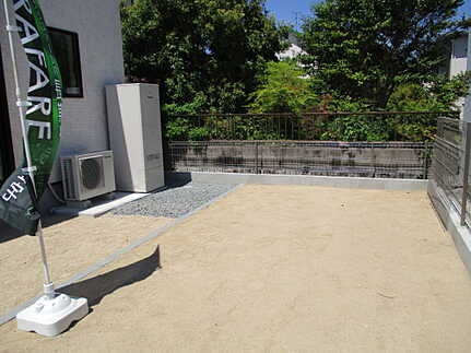 廿日市市福面2丁目　新築一戸建て(全2棟)の庭