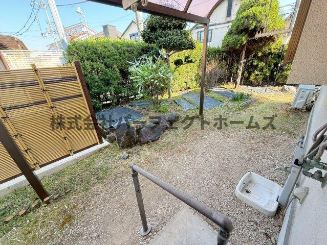 東香里南町戸建　賃貸の庭|お庭です