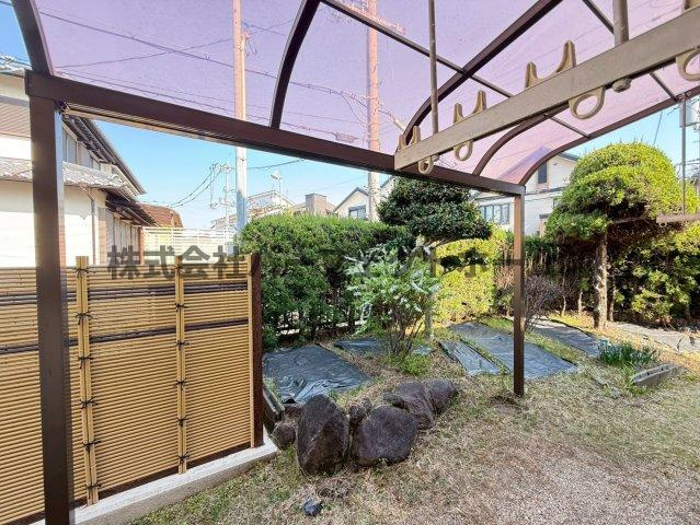 東香里南町戸建　賃貸の庭|お庭が付いています