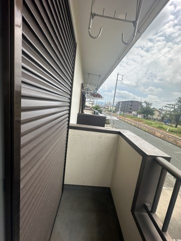 ロワジールみゆきのバルコニー