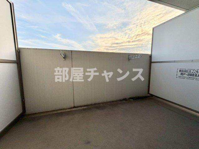 パルティール神宮前のバルコニー